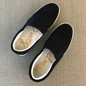 Sam Edelman black slip on sneakers🖤
